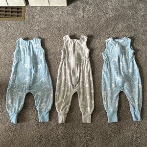Set of Three Halo Sleep Suits, Size 12-24 months, Used and in good condition!